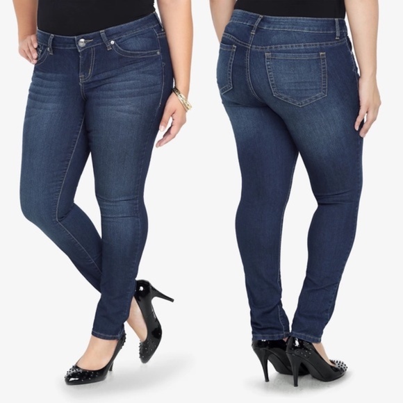 torrid Denim - Torrid | Medium Wash Tall Skinny Blue Jeans 18T